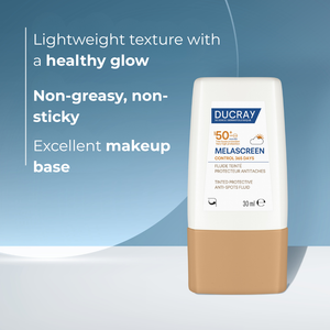 Ducray - Ducray Melascreen Tinted Anti Spots Fluid Sunscreen SPF50+ 30ml I Reduces dark spots - Prevents dark spots - Prevents photoaging | MazenOnline