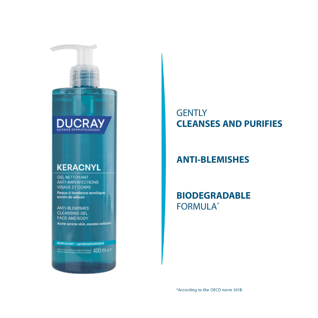 Ducray - Keracnyl Foaming Gel | MazenOnline