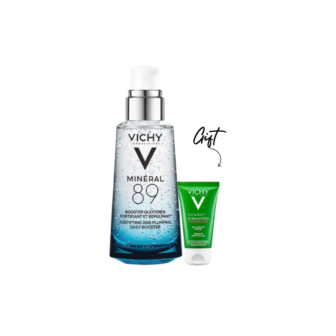 Vichy - Mineral 89 Hyaluronic Acid Hydrating Serum for All Skin Types + Gift | MazenOnline