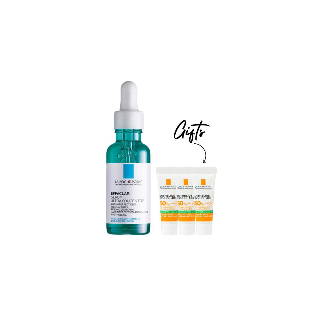 Effaclar Acne Serum with Salicylic Acid and Niacinamide for Oily and Acne Prone Skin + Gifts - MazenOnline