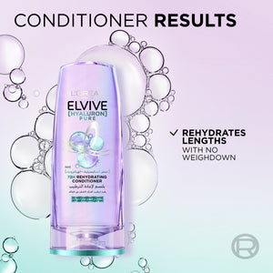 Elvive - Hyaluron Pure 72h Rehydrating Conditioner for Oily Scalp & Dehydrated Lengths | MazenOnline