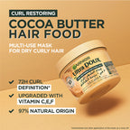 Garnier - Ultra Doux Cocoa Butter Vegan Hair Food 3in1 Mask for curly hair, Boosted with Vitamins C, E & F " | MazenOnline