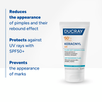 Ducray Keracnyl UV Anti-Blemish Fluid Spf 50+ + Gifts
