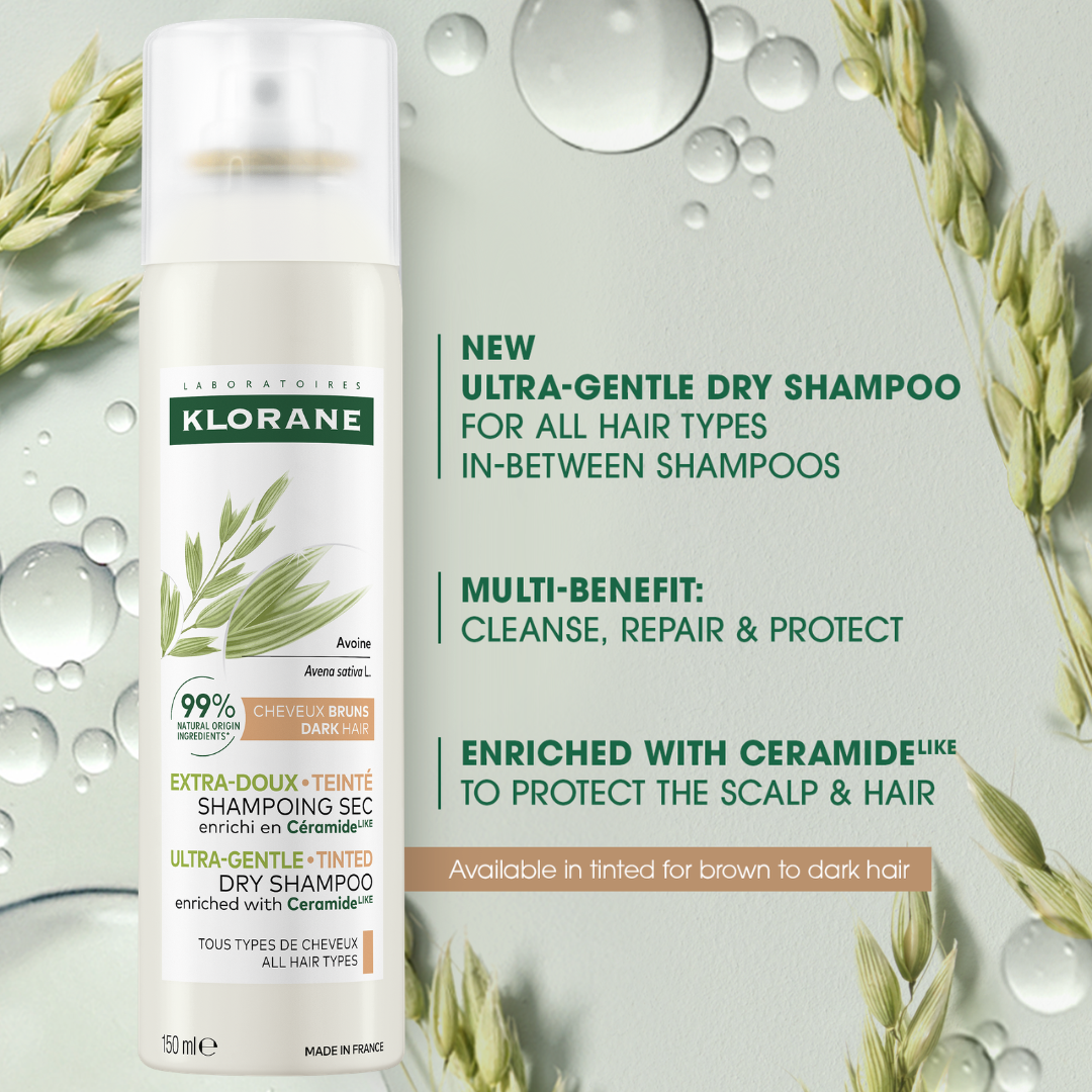 Klorane Tinted Dry Shampoo with Oat and Ceramide + Gift
