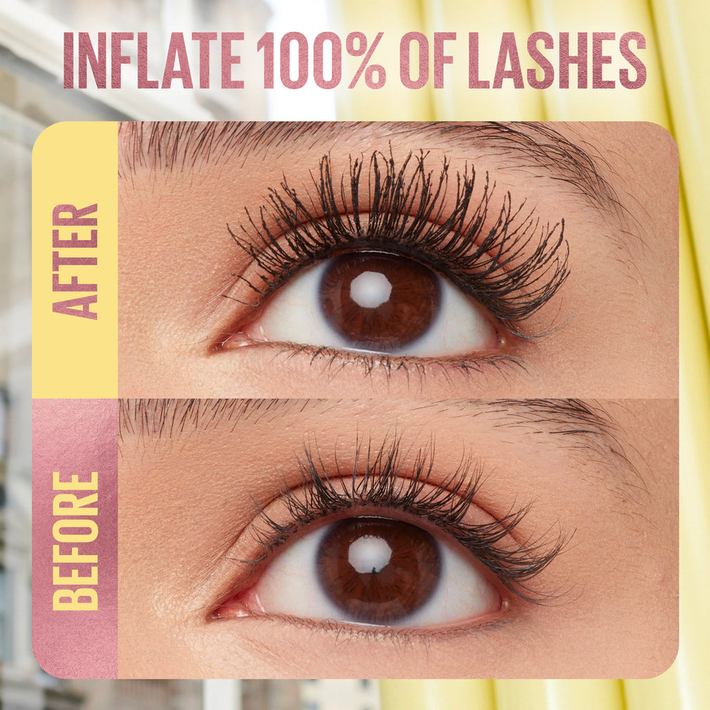Maybelline New York - Colossal Bubble Mascara Buildable Sleek Volume and Long Lasting 24HR Wear Mascara| Inflator Comb Brush to Separate Lashes | MazenOnline