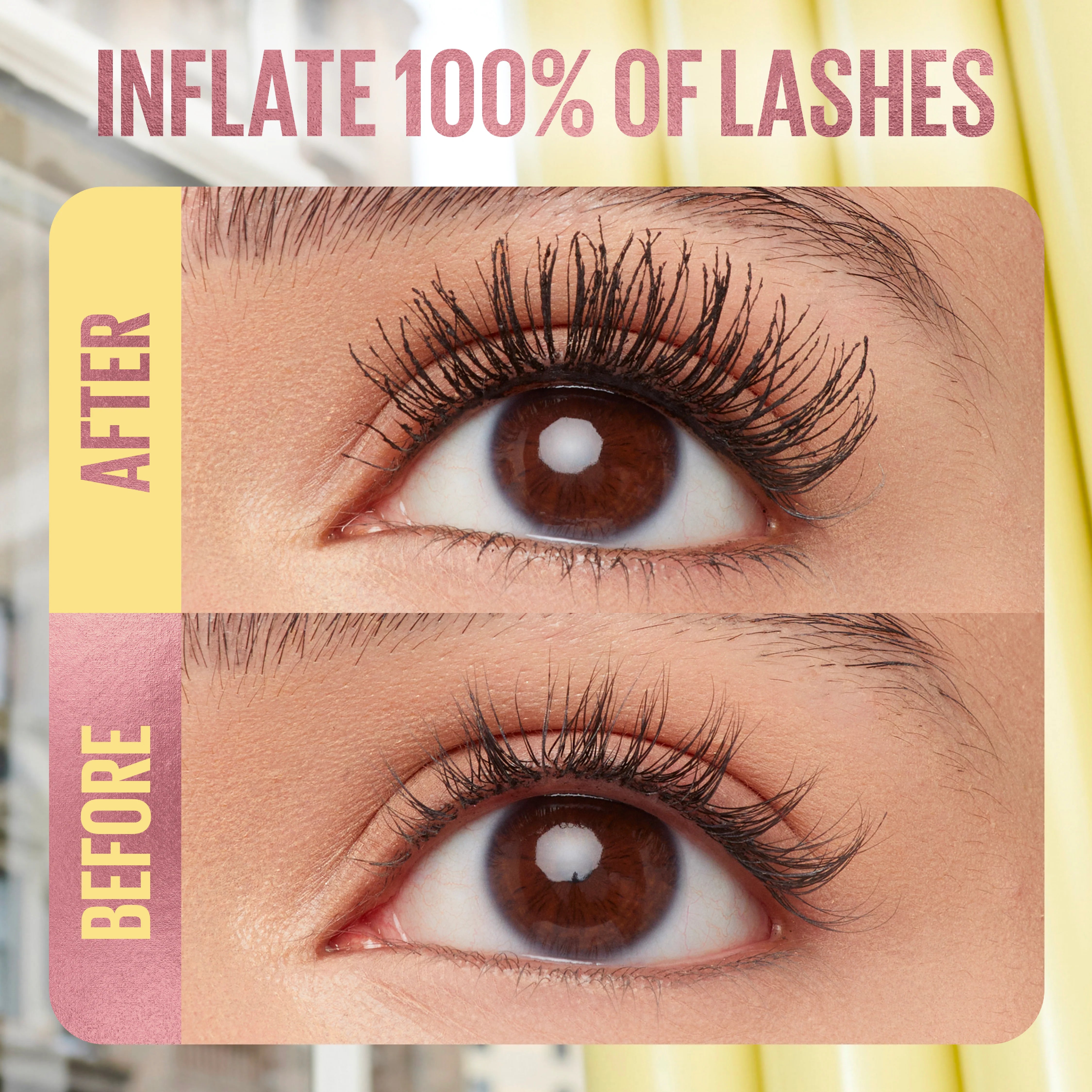 Maybelline New York - Colossal Bubble Mascara Buildable Sleek Volume and Long Lasting 24HR Wear Mascara| Inflator Comb Brush to Separate Lashes | MazenOnline