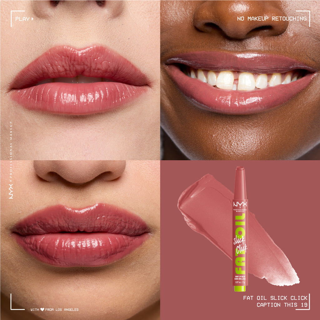 NYX Professional Makeup - Fat Oil Slick Click Shiny Lip Balm | MazenOnline