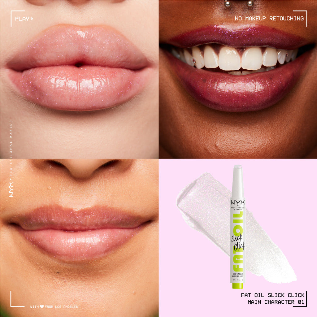 NYX Professional Makeup - Fat Oil Slick Click Shiny Lip Balm | MazenOnline