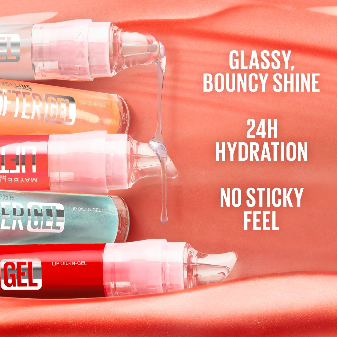Maybelline New York Lifter Oil-in-Gel Lip Gloss with Hyaluronic Acid