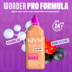 Make 'Em Wonder Liquid Foundation, 24HR Foundation Makeup With A Soft Matte Finish, Buildable Full Coverage