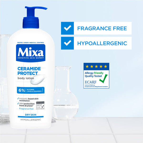 Mixa - Ceramide Protect Body Lotion - For Dry, Very Dry and Sensitive Skin | MazenOnline