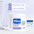 Mixa - Panthenol Comfort Cream Jar - Anti-Scratching Cream - For Dry Skin, Atopy Prone Skin and Eczema - For Face, Hands & Body | MazenOnline