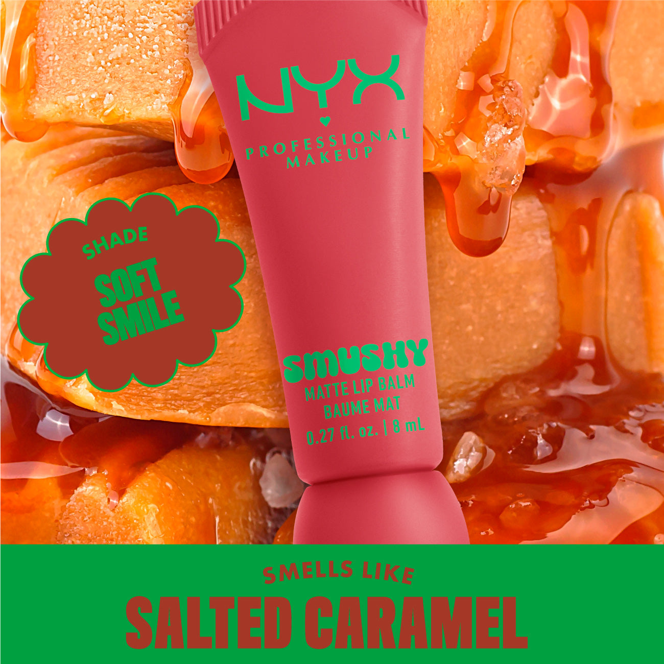 NYX Professional Makeup - Smushy Matte Lip Balm, Soft Diffused Color, Matte Finish | MazenOnline