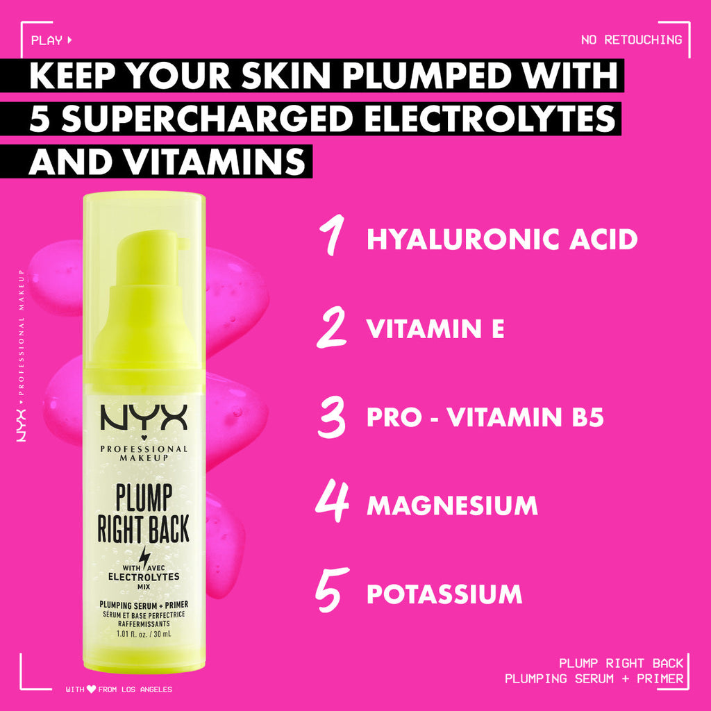 NYX Professional Makeup - Plump Right Back Serum And Primer | MazenOnline