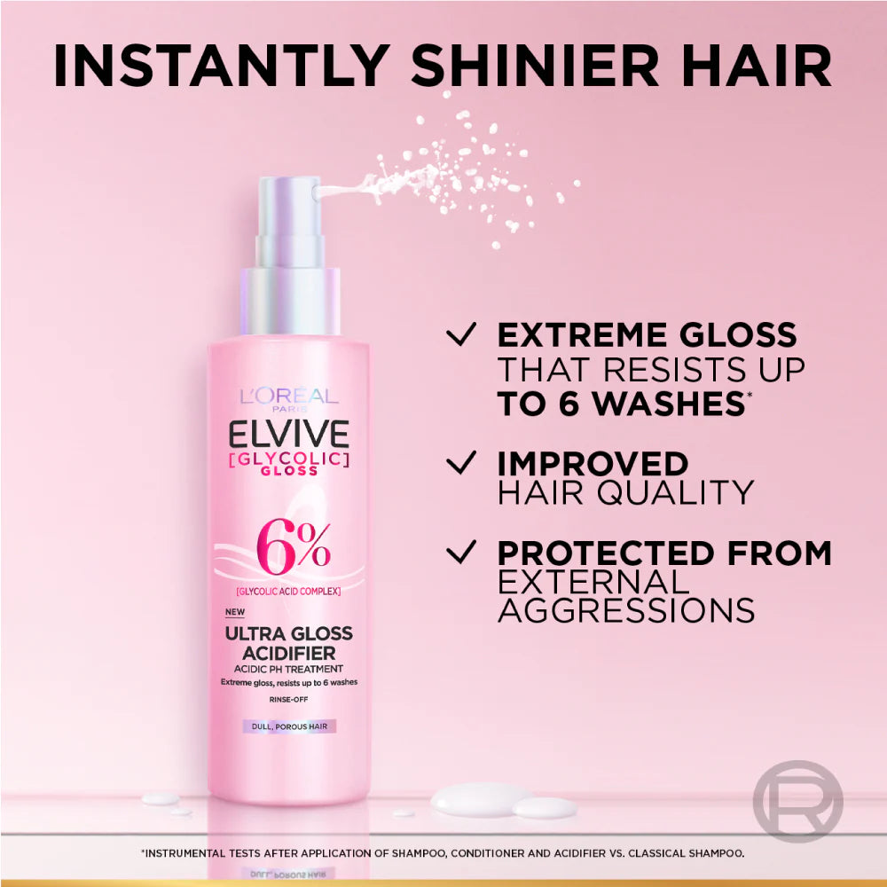 Elvive - Glycolic Gloss Ultra Gloss Acidifier Spray | MazenOnline