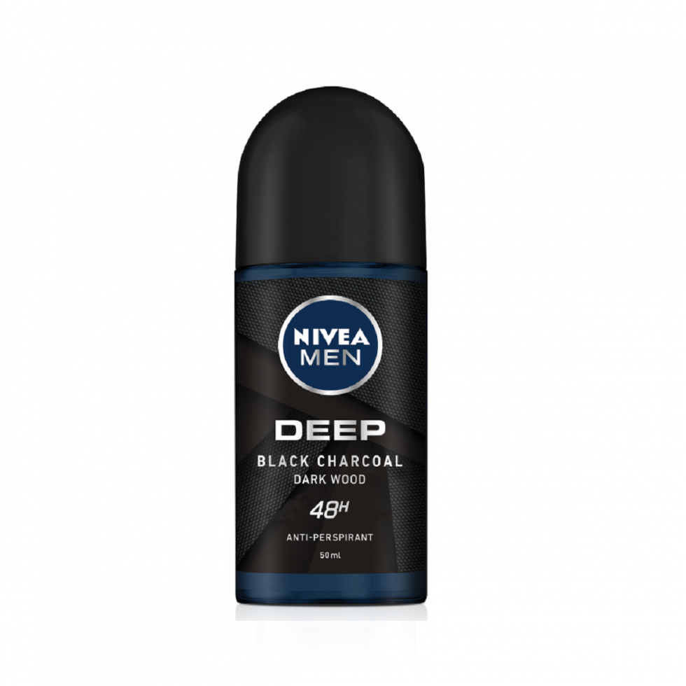 NIVEA - Men Deep Black Charcool Dark Wood 48H | MazenOnline
