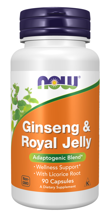 Now - Ginseng & Royal Jelly Capsules | MazenOnline