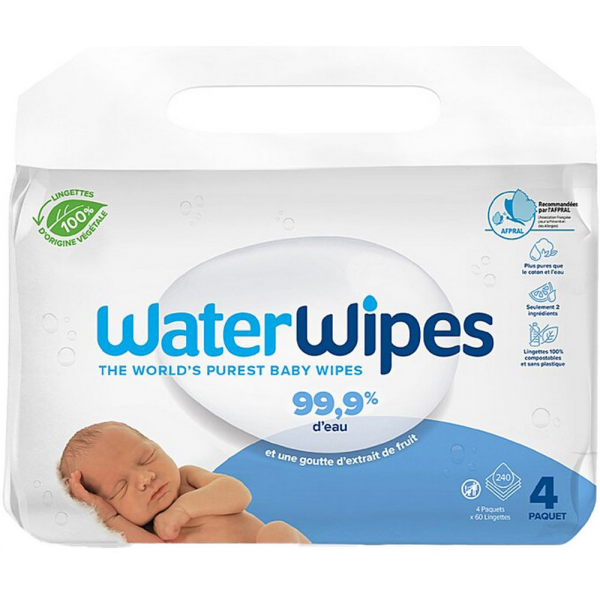 Original WaterWipes Unscented 99.9% Water Based Baby Wipes Secondary image
