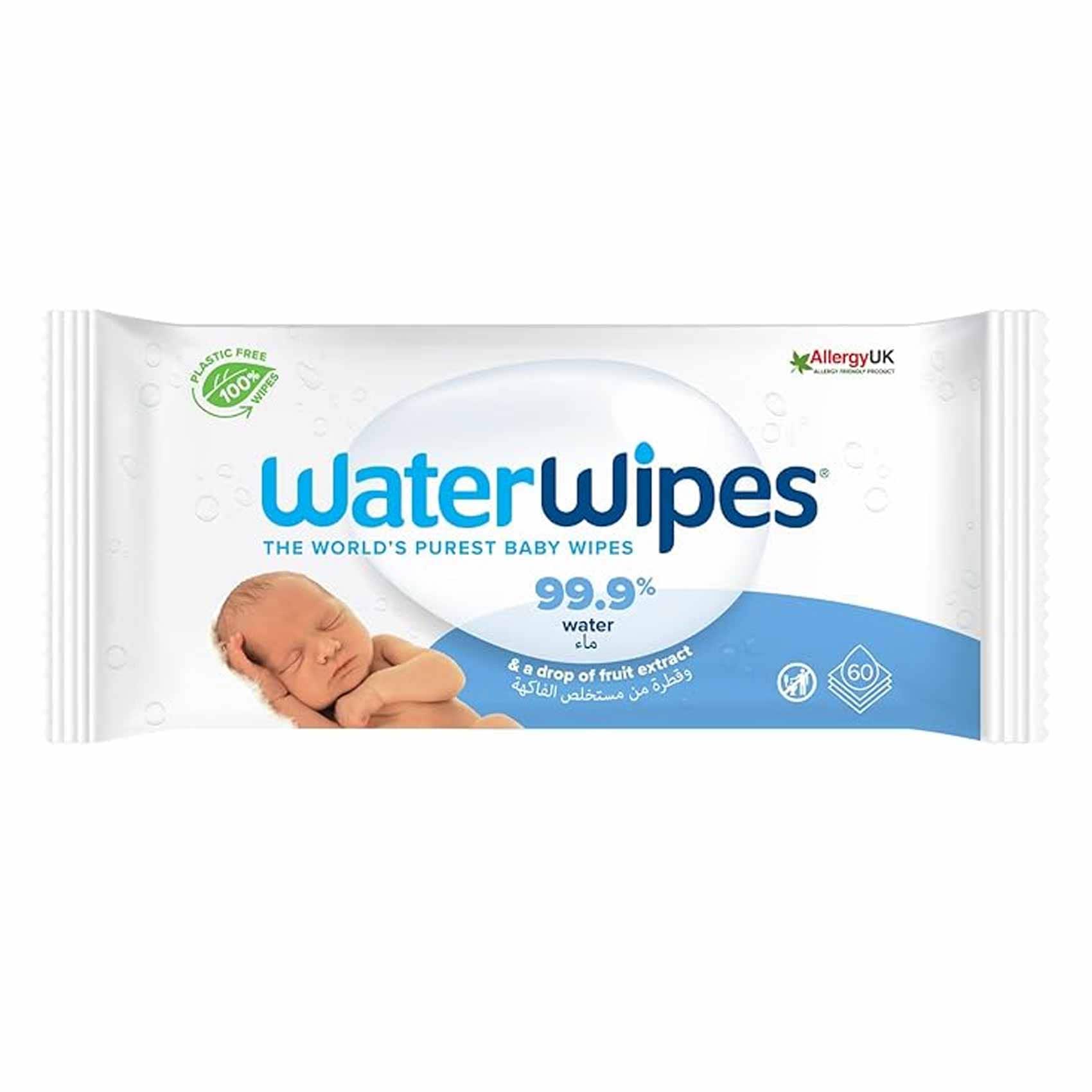 WaterWipes - Original WaterWipes Unscented 99.9% Water Based Baby Wipes | MazenOnline Main image