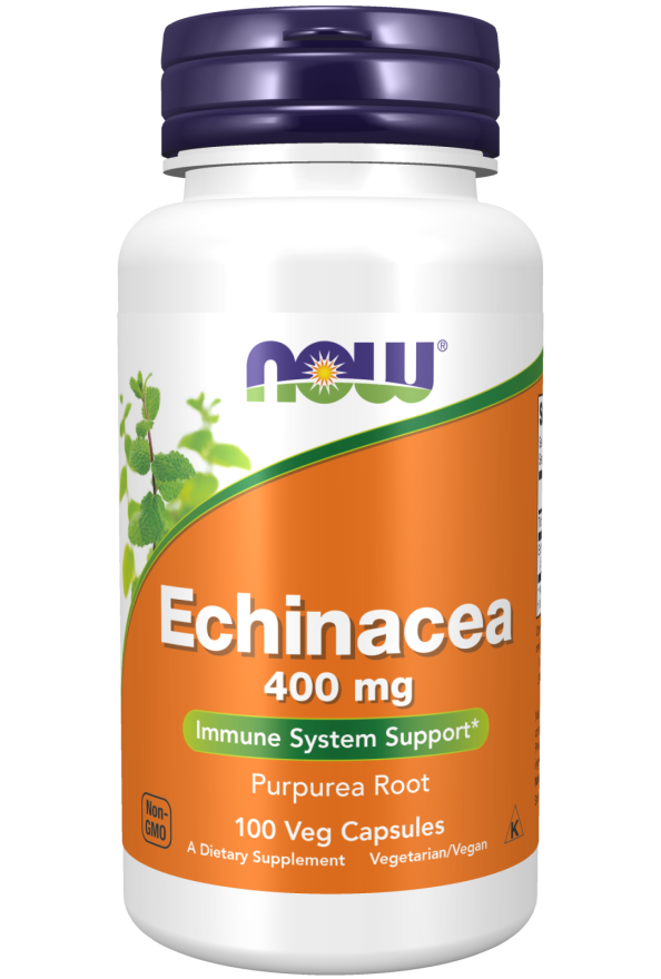Now - Echinacea 400 mg Veg Capsules | MazenOnline