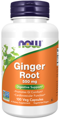 Now - Ginger Root 550 mg Veg Capsules | MazenOnline