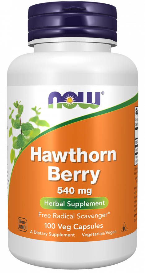 Now - Hawthorn Berry 540 mg Veg Capsules | MazenOnline