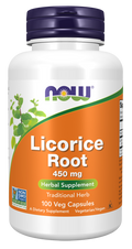 Now - Licorice Root 450 mg Veg Capsules | MazenOnline
