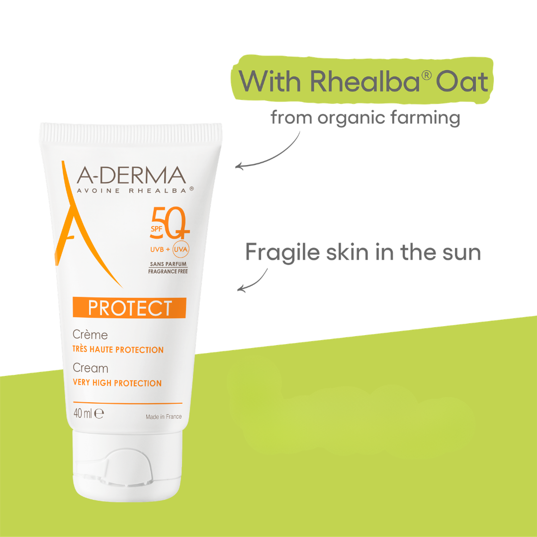 A-Derma Buy 1 Get 1 Protect Fragrance Free Face Sunscreen for dry, sensitive skin 40ml Secondary image