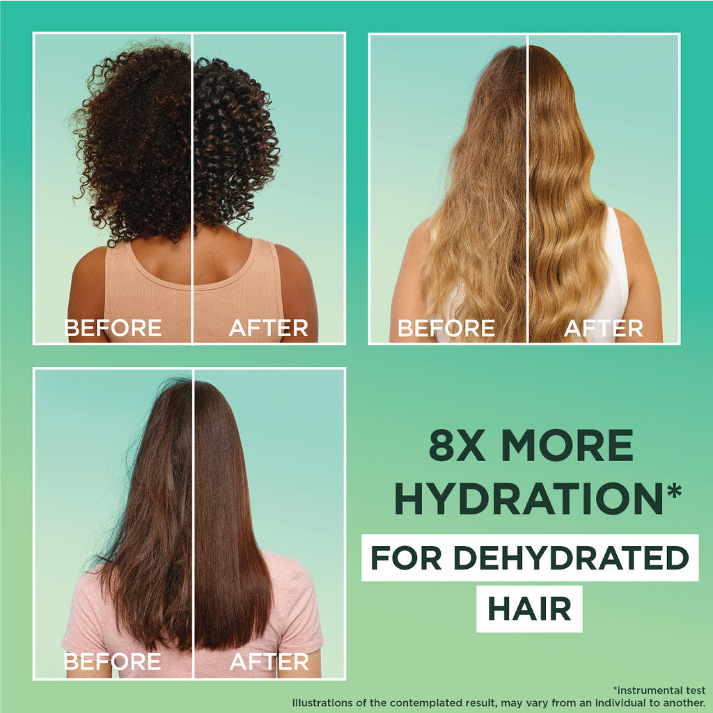 Garnier - Garnier Ultra Doux Aloe Vera Vegan Hair Food 3in1 Mask for dehydrated hair, Boosted with Vitamins C, E & F  | MazenOnline