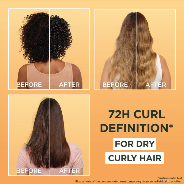 Garnier - Ultra Doux Cocoa Butter Vegan Hair Food 3in1 Mask for curly hair, Boosted with Vitamins C, E & F " | MazenOnline