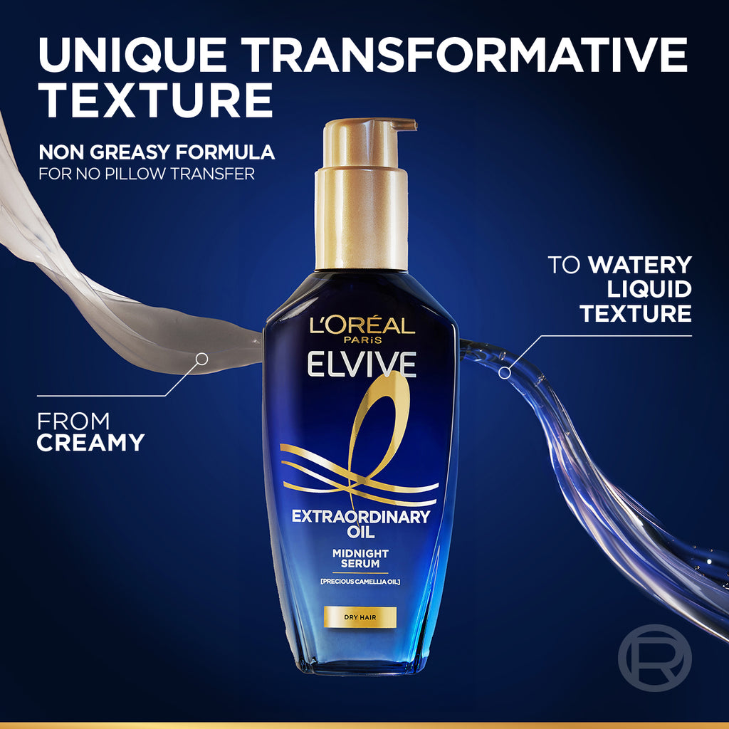 Elvive Extraordinary Oil Midnight Serum - For Dry Hair