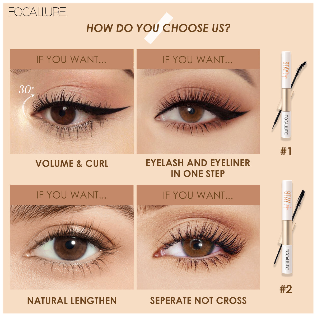STAYMAX Mascara & Eyeliner-FA 160-1