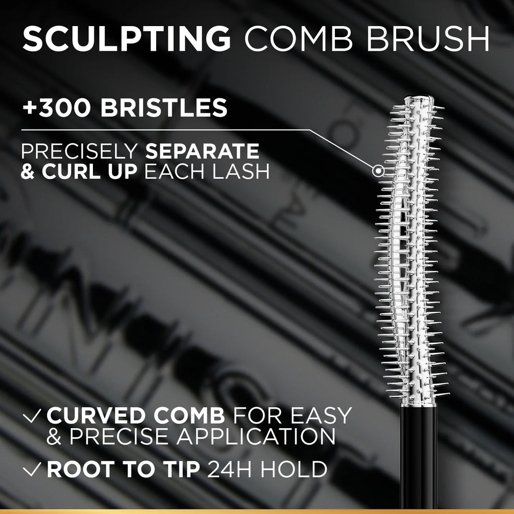 L'Oréal Paris - Telescopic Extensionist Mascara for 24H Long-Lasting Curl, Volume, and Exceptional Lengthening Eyelashes with Eyelash-Extension Effect | MazenOnline