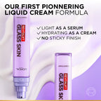 L'Oréal Paris - Revitalift Glass Skin Liquid Cream: 1 drop for 100H Glowing Hydration With Hyaluronic Acid & Vitamins B3+B5+C for Dewy, Plumped Glass Skin | MazenOnline