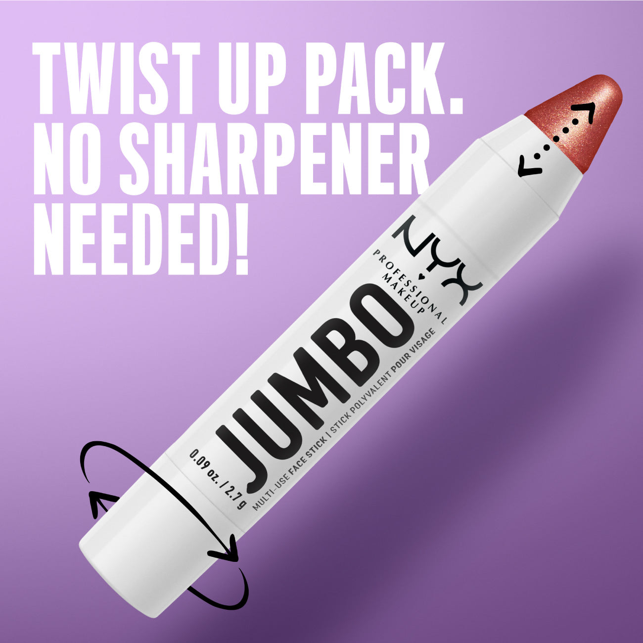 NYX Professional Makeup - Jumbo Multi-Use Face Stick Highlighter | MazenOnline