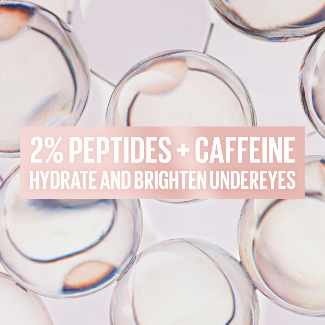 Lifter Serum Concealer, Full Coverage, Includes 2% Peptides + Caffeine to Hydrate & Brighten Under Eyes