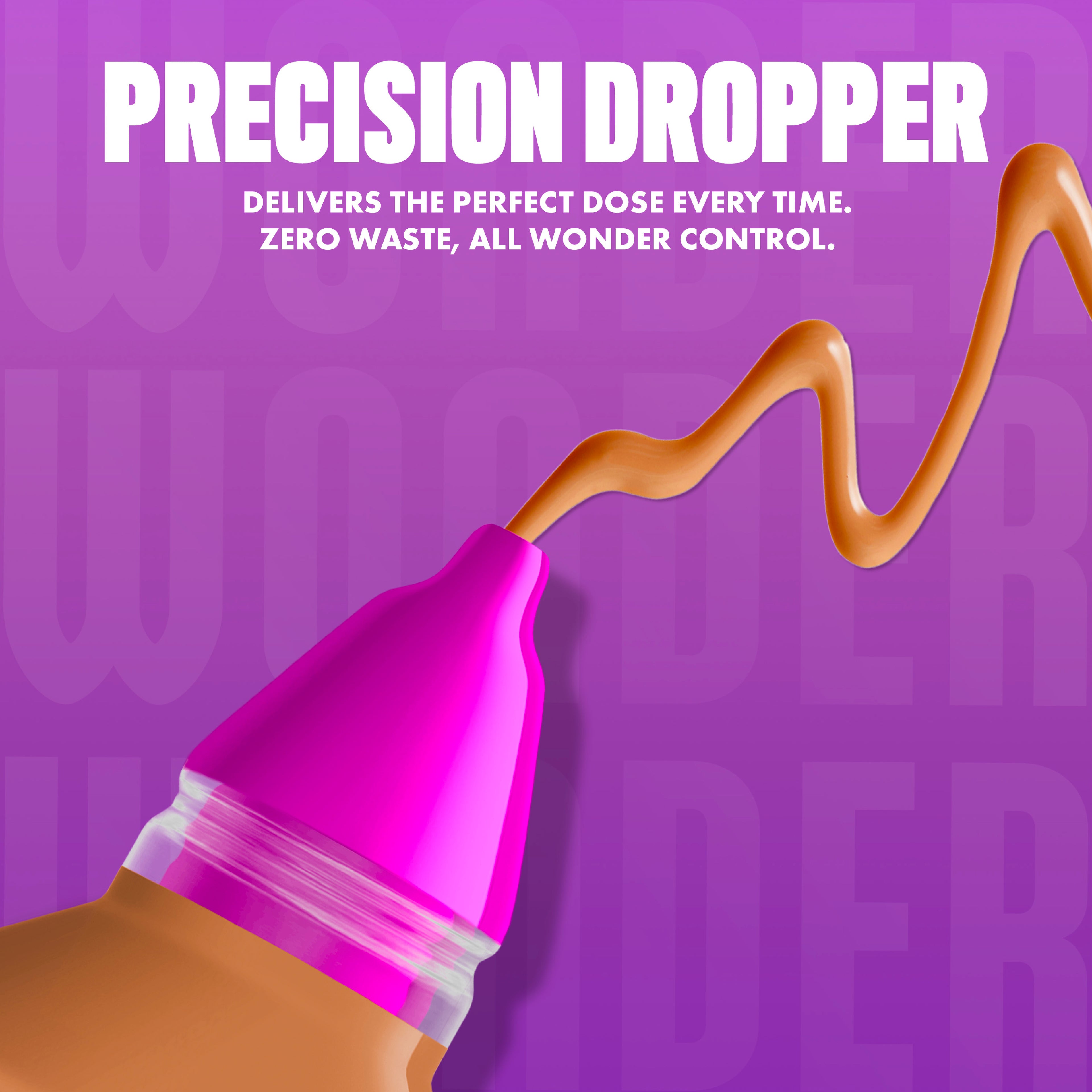 Make 'Em Wonder Liquid Foundation, 24HR Foundation Makeup With A Soft Matte Finish, Buildable Full Coverage
