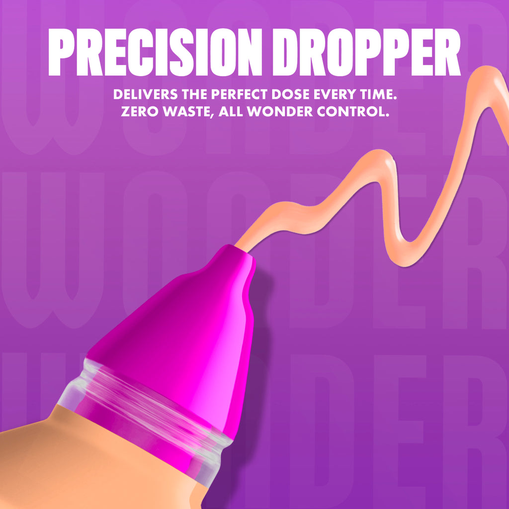 Make 'Em Wonder Liquid Foundation, 24HR Foundation Makeup With A Soft Matte Finish, Buildable Full Coverage