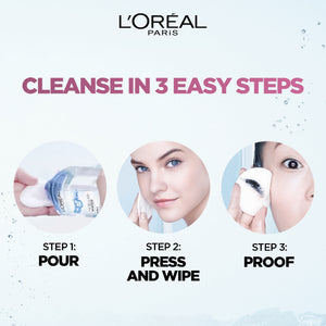 L'Oréal Paris - 3-in-1 Refreshing and Moisturizing Micellar Water, Cleanse, Remove Makeup and Soothe, for Sensitive and Normal to Dry Skin | MazenOnline
