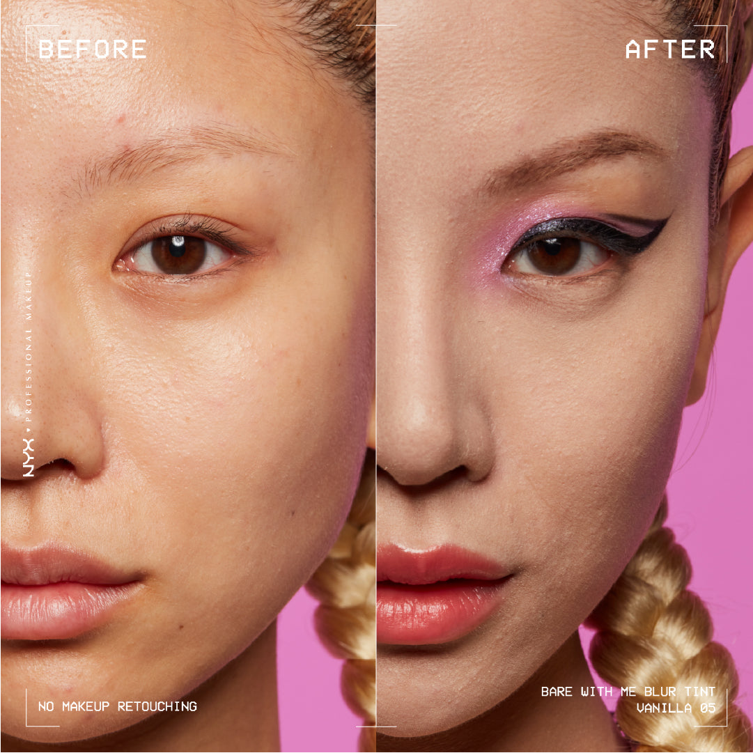 NYX Professional Makeup - Bare with Me Blur Tint Foundation, Medium Coverage, 12 Hours Hydrating | MazenOnline