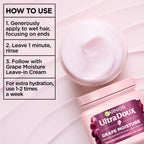 Garnier - Ultra Doux Grape Moisture - Deep Regenerative Mask for Dehydrated Hair. Hydrating Grape Water + Antioxidant Grapeseed Oil -- Paraben-Free, Vegan, Cruelty-Free | MazenOnline