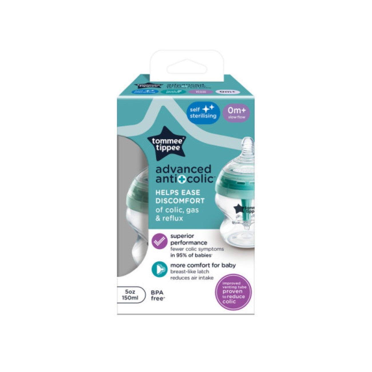 Tommee Tippee - Advanced Anti-Colic Bottle Slow Flow | MazenOnline Main image