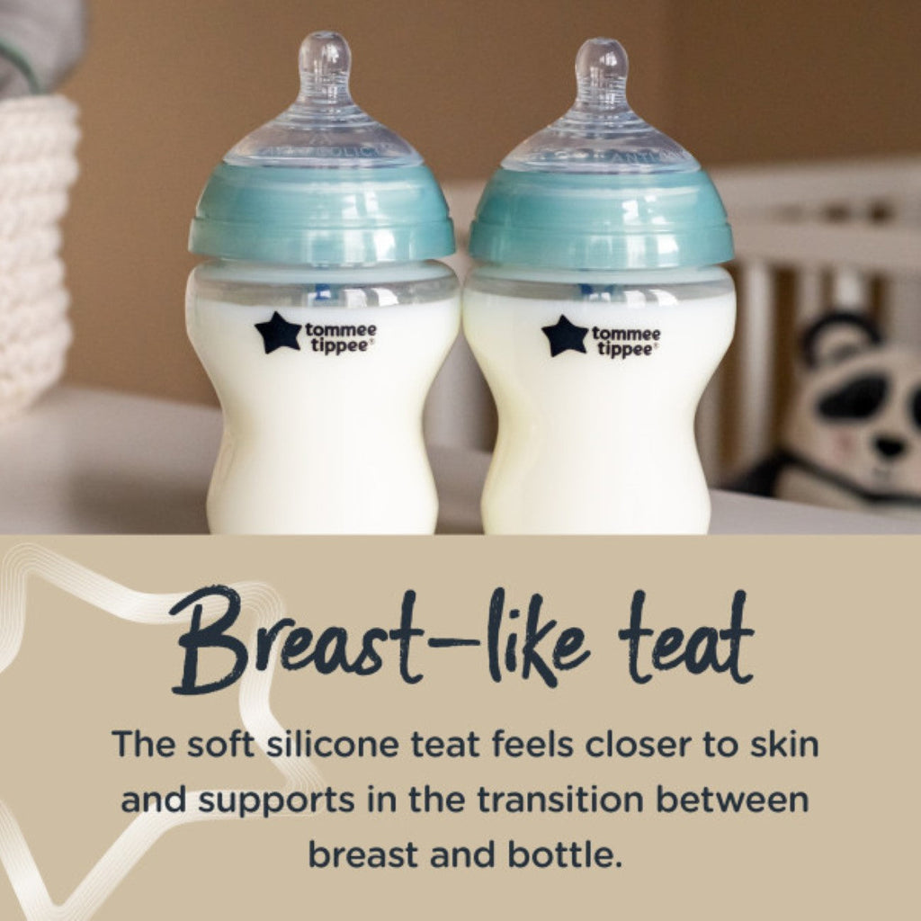 Tommee Tippee - Advanced Anti-Colic Baby Bottles (0M+) - Pack of 2 | MazenOnline