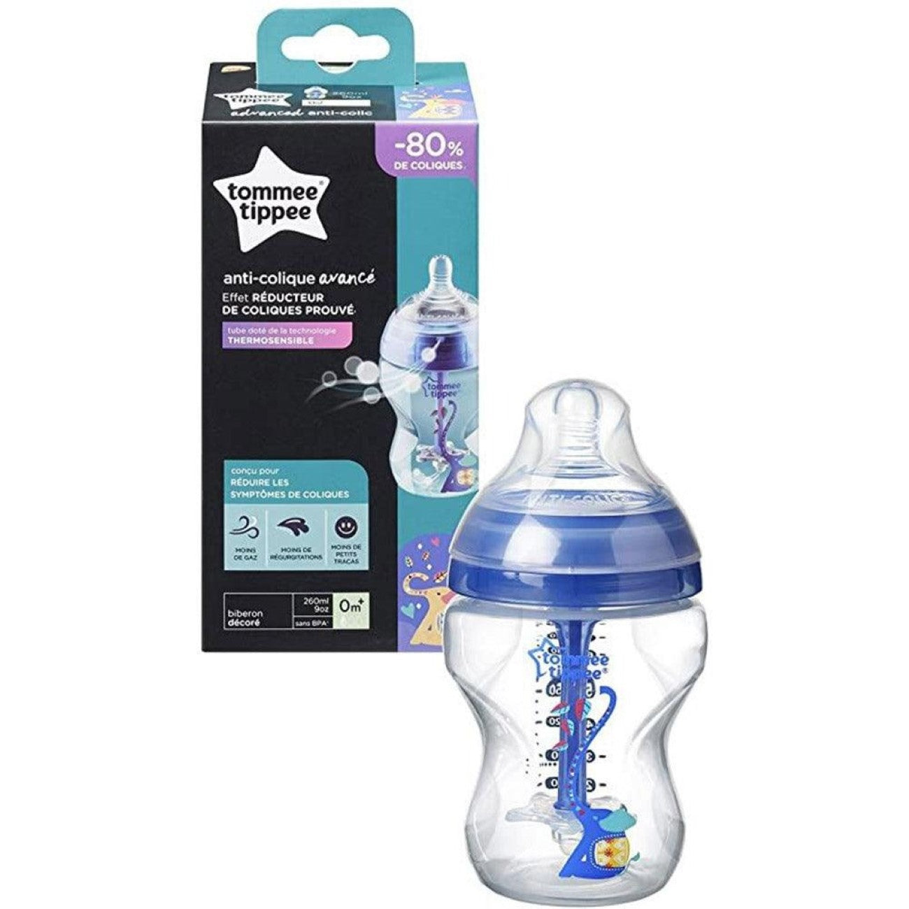 Tommee Tippee - Closer To Nature Anti-Colic Bottle 0M+ | MazenOnline