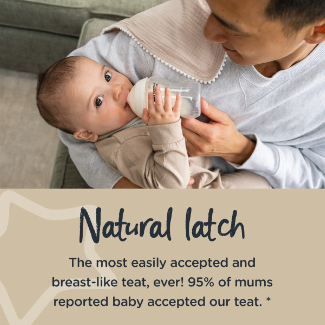 Tommee Tippee - Closer To Nature Medium Flow Baby Bottles - Pack of 2 | MazenOnline
