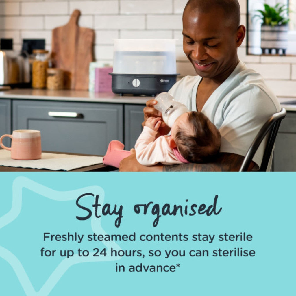 Tommee Tippee - Supersteam Electric Steam Sterilizer 6 Bottles | MazenOnline