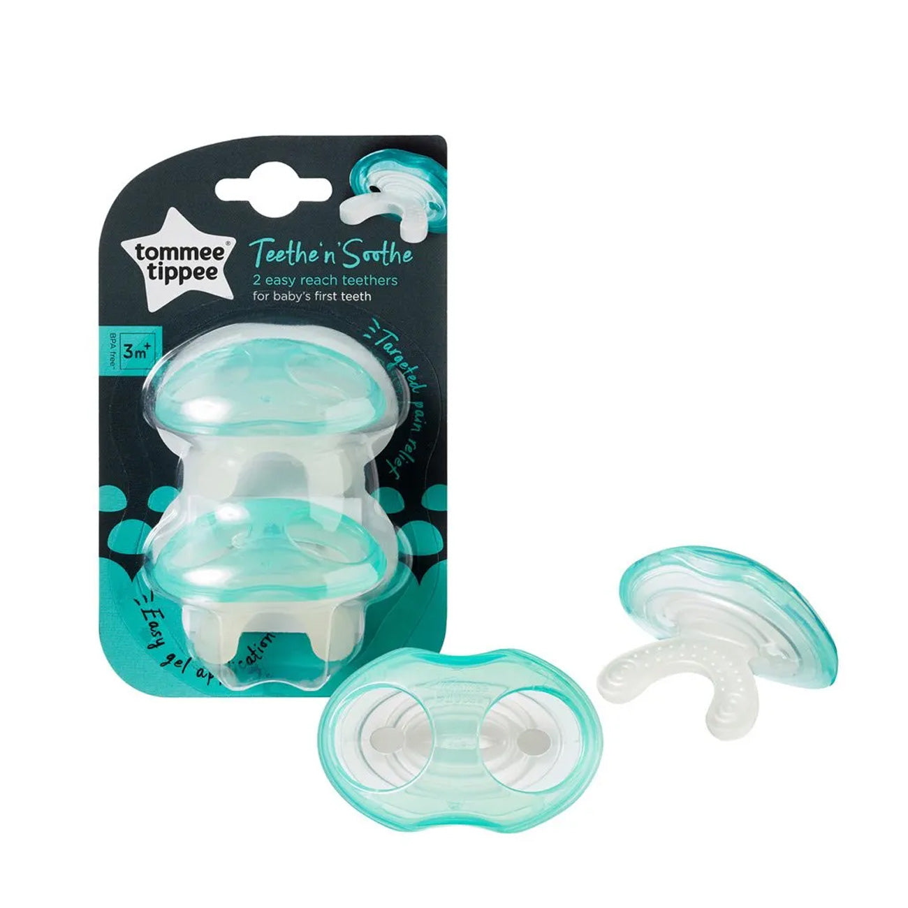 Tommee Tippee - Teethe ‘N’ Soothe Teethers - Pack of 2 | MazenOnline