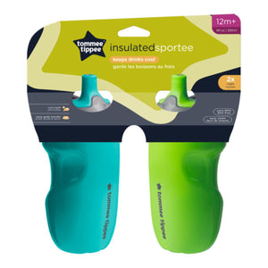 Tommee Tippee - Insulated Sportee Toddler Water Bottles - Pack of 2 | MazenOnline