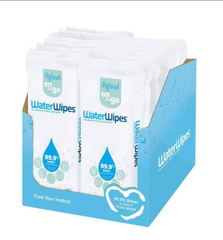 WaterWipes - Water Wipes Refresh On The Go Wipes | MazenOnline