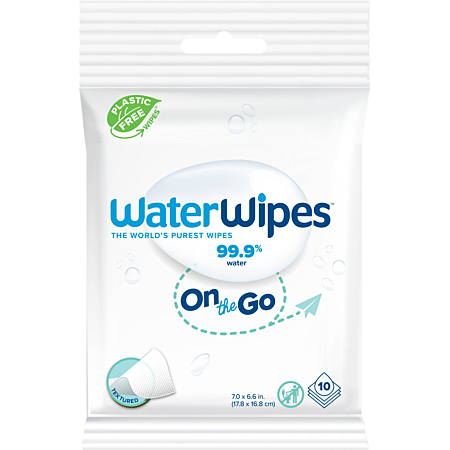 WaterWipes - On The Go Original Baby Wipes 10s | MazenOnline Main image